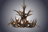 Antler Chandelier - 8 Light Inverted Mule Deer